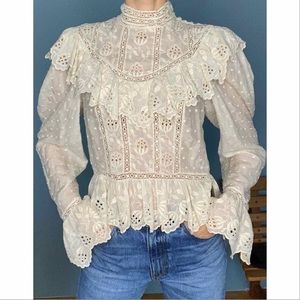 Ulla Johnson Vintage Style Blouse in Size 8
